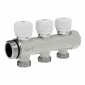 Коллектор распределительный шаровой VALOGIN с вентильной регулировкой, 1 - 3 выхода х 3/4, евроконус VG-901302