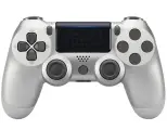 Беспроводной геймпад Dualshock 4 Серебряный (Silver), с виброотдачей