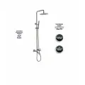 Душевая система Grocenberg GB7099NK, латунь, тропический душ, никель