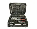 Набор автомобильного инструмента 151 предмет в пластиковом кейсе, универсальный набор головок ключей отверток (151 шт)