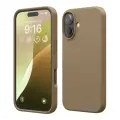 Elago силиконовый чехол для iPhone 16, Soft silicone (Liquid) Brown