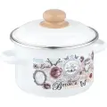 Кастрюля Appetite Roses, 3 л, диаметр 18 см белый/бежевый 2 3 л 18 см