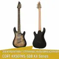 Электрогитара Cort KX507MS-SDB, мультимензурная 7-струнная, коричневый санберст