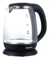 Чайник электрический Блэктон КТ1824G c LED подсветкой, с дисковым нагревательным элементом, стекло, фильтр, черный, 1500Вт, 1.8л / техника для кухни