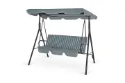 Садовые качели HOFF ORION 20148C-2HF, 173.5х151х107 см, цвет чёрный, серый