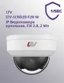 Видеокамера IP LTV-1CND20-F28-W купольная, объектив FIX 2.8, 2 Мп, ИК 30 м