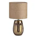 Настольная лампа Lumion Moderni Akivi 8150/1Т, цвет Бежевый/Бронза, материал Керамика/Текстиль