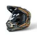 Мотошлем туристический эндуро мотард AiM JK802S Orange/Grey/Black, XS