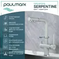 Смеситель Paulmark SERPENTINE Se213222-GRS серый дым с подключением к фильтру