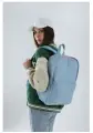 Рюкзак женский TEXTURА, на молнии, с карманом, голубой