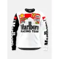 Мотоджерси Marlboro белая