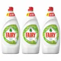 Fairy Средство для мытья посуды, Зеленое яблоко, 900 мл, 3 шт