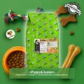 Сухой корм для щенков и юниоров средних и крупных пород ZooRing — Puppy&Junior, утка и рис с тыквой, с Г/Х, 20 кг
