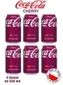 Напиток газированный Кока-Кола Cherry , 6 банок