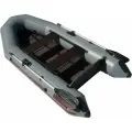 Лодка моторная Тайга-290 Р, рейки из ламинированной фанеры, плоское дно, серая