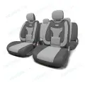 Чехлы Autoprofi Comfort Extra 11 пр. формованный велюр боковая поддержка серые