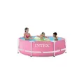 Бассейн каркасный Pink Frame Pool 244 х 76 см, цвет розовый 28290NP