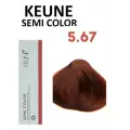 KEUNE SEMI COLOR 5.67 Светлый красно-фиолетовый шатен Крем-краска для волос без аммиака