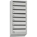 Почтовый ящик Город Эконом, 8 секций, горизонтальное открытие