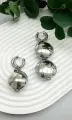 Серьги P.J. MURANO, серебристый