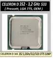 Intel Celeron D 352 LGA775 3,2 ГГц процессор OEM версия