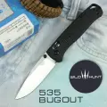 Нож складной Benchmade Bugout 535 Black / Нож туристический из высокоуглеродистой стали / Drop Point Черный