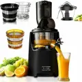 KUVINGS Медленная соковыжималка EVO820 PLUS - Соковыжималка для фруктов и овощей холодного отжима Coldpress черный