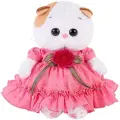 Игрушка мягкая LI-LI baby Ли-Ли BABY в платье с вязаным цветочком 20см