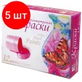 Комплект 5 наб, Краски акриловые Луч Перламутровые 12цв 22С 1412-08