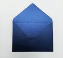 Конверт с треугольным клапаном из дизайнерской бумаги Majestic classic королевский синий (плотность 250 гр/м2) формат С5 (229мм х 162мм), 10 штук в упаковке