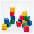 Набор цветных кубиков, 16 штук, 12 х 12 см