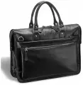 Портфель BRIALDI, фактура зернистая, черный