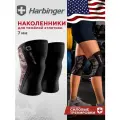 Наколенники для тяжёлой атлетики Harbinger PRO KNEE SLEEVE, размер XL, толщина 7 мм, серый камуфляж