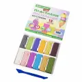 Пластилин 12 цветов Brauberg Kids, 180г, со стеком, пастельные цвета (106681), 16 уп.