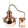 Аламбик CopperCrafts Люкс 10 литров, классический, паянный, два резьбовых соединения