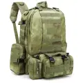 Рюкзак мужской тактический туристический 55л Snoburg SN002 мох