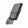 Внешний аккумулятор Vyvylabs Creamy Series Power Bank 10000mAh 20W (with C+L Cable) - Black