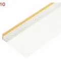 Профиль примыкания оконный с сеткой пластиковый 9 мм 2,4 м самоклеящийся (10 шт.)