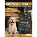 Сухой беззерновой корм GRANDORF FRESH, для юниоров, ягнёнок с бататом, 10 кг