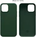 Силиконовый чехол COMMO Shield Case для iPhone 12/12 Pro с поддержкой беспроводной зарядки, Зелёный