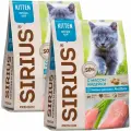Корм сухой Sirius для котят с индейкой, 0,4 кг х 2 шт