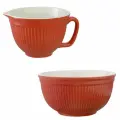 Набор из миски и кувшина для смешивания Liberty Jones, красный