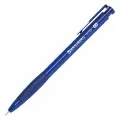 Ручка шариковая автоматическая BRAUBERG A-30 WRITING 3.0, синяя, пишущий узел 0,5 мм, линия письма 0,25 мм, 144339, 50 штук