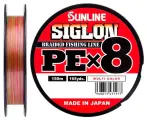 Плетёный шнур Sunline SIGLON PEx8 Multi Color 150m #0.5/8lb