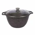 Кастрюля Kukmara Granit Ultra, 6 л, антипригарное покрытие, с крышкой