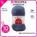 Пряжа Пехорка Деревенская (10 шт)