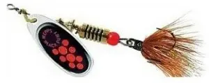 Блесна вращающаяся Mepps BLACK FURY MOUCHE, 0, SILVER/Orange, комплект из 5 штук