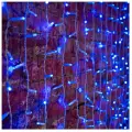 Светодиодная гирлянда Neon-night Дождь 2х1.5 м, 300 синих светодиодов, эффект мерцания, белый провод