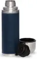 Арктика 108-700 Термос бытовой вакуумный питьевой в кожаной оплетке 700 мл Синий