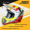 Шлем кроссовый JUST1 J22 F FRENETIK красный/белый/желтый , L